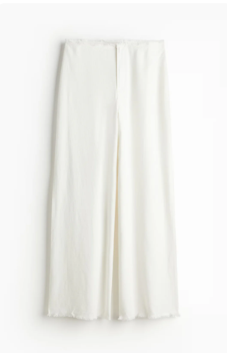 Hose aus Leinenmischung