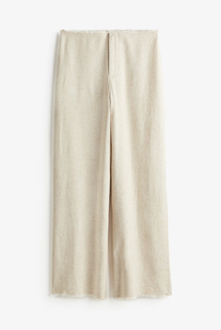 Hose aus Leinenmischung