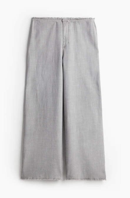 Hose aus Leinenmischung