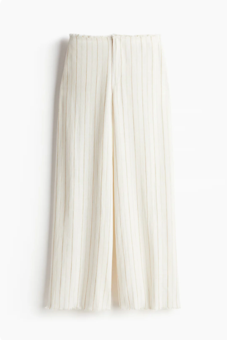 Hose aus Leinenmischung