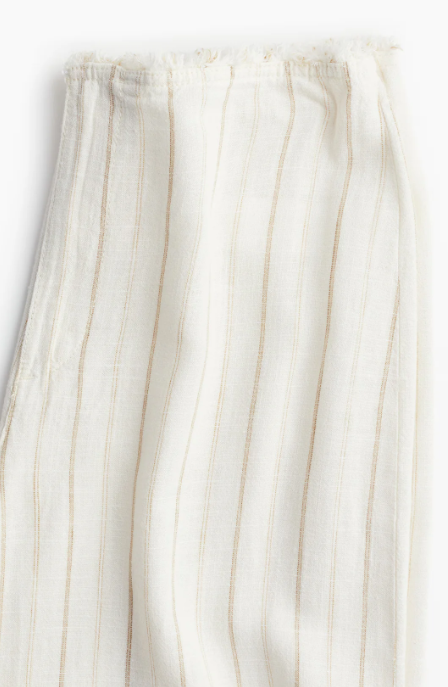 Hose aus Leinenmischung