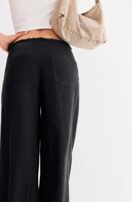 Hose aus Leinenmischung