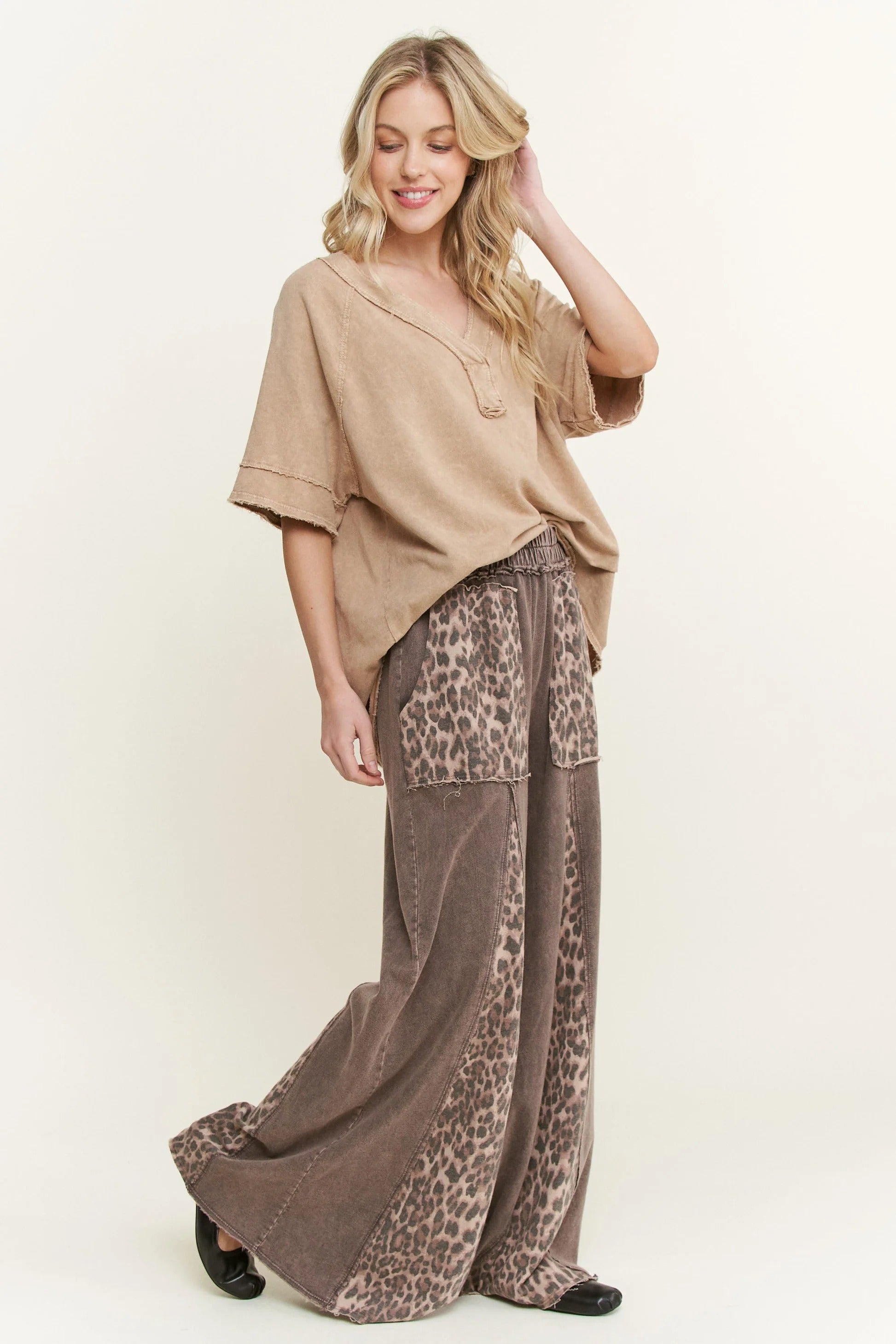 Urban Leopard Patch Pants
