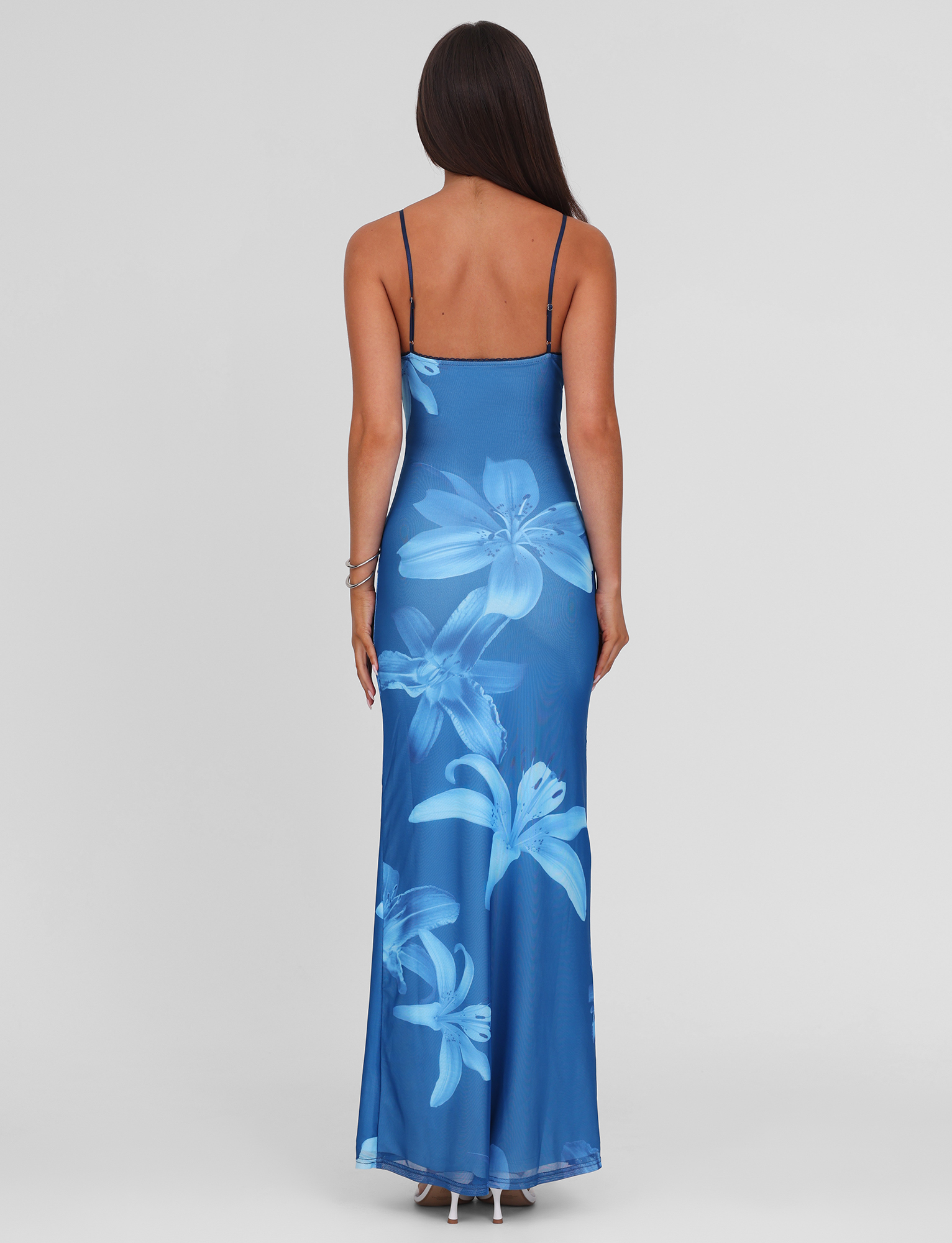 BLAUES ORCHIDEENKLEID