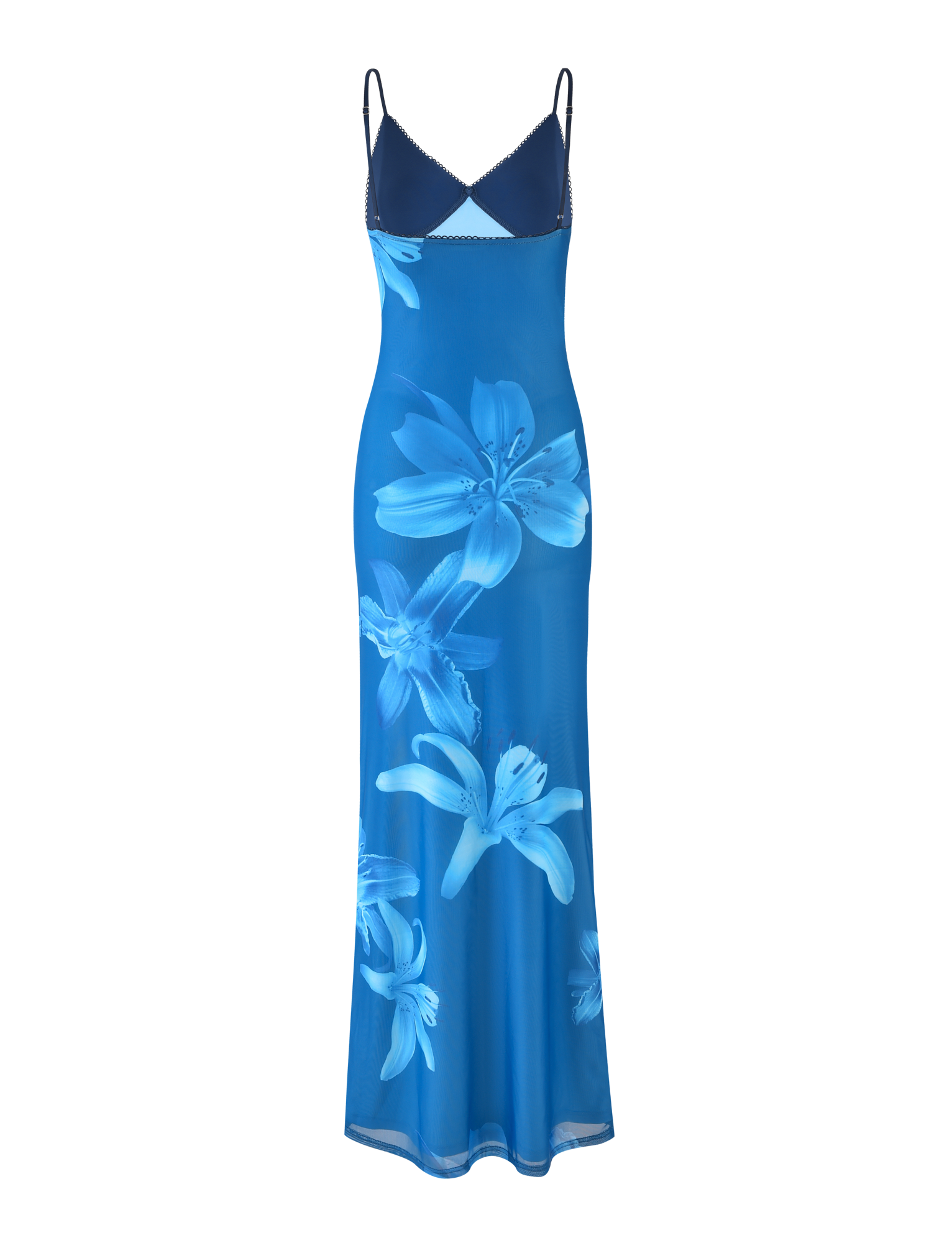 BLAUES ORCHIDEENKLEID