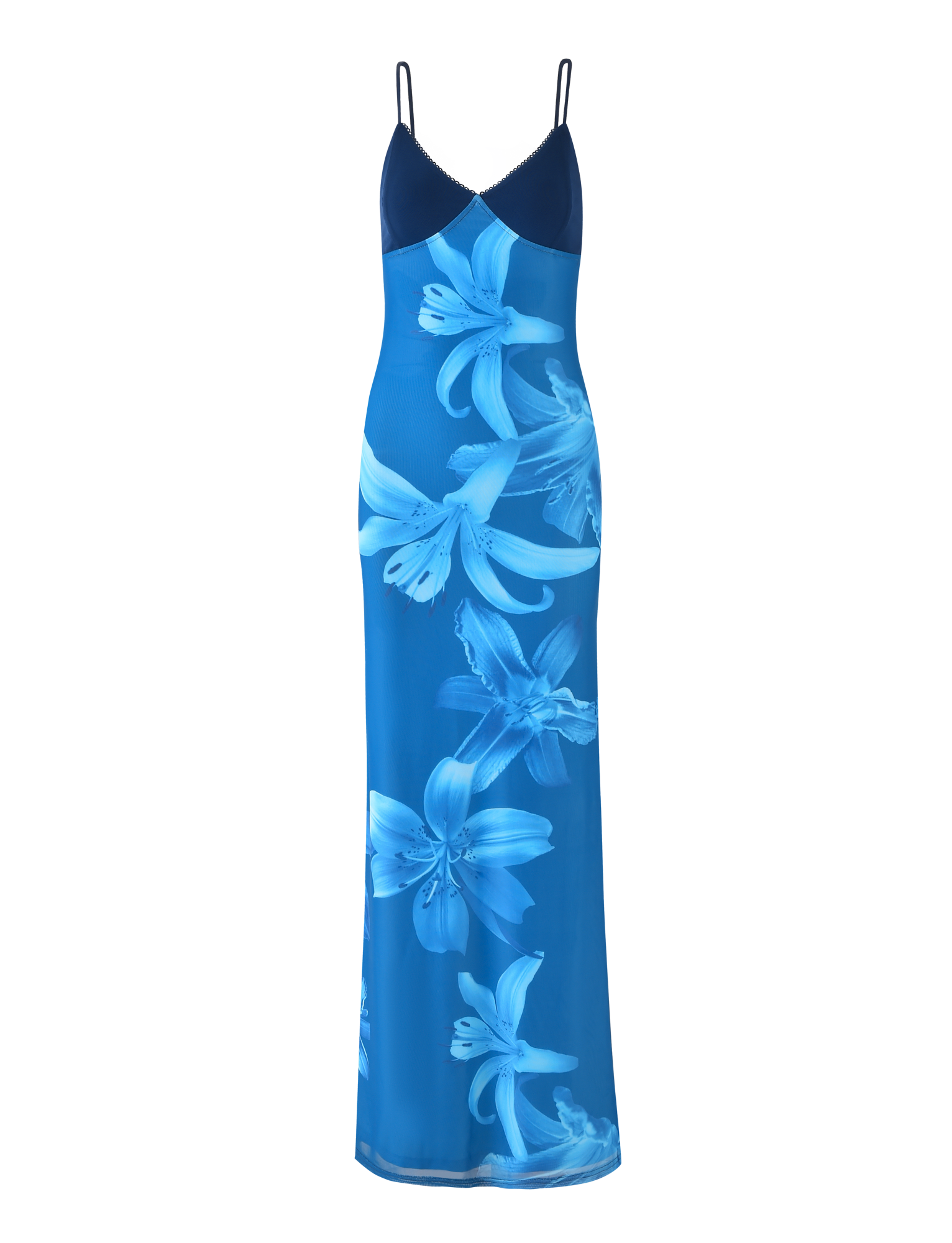 BLAUES ORCHIDEENKLEID